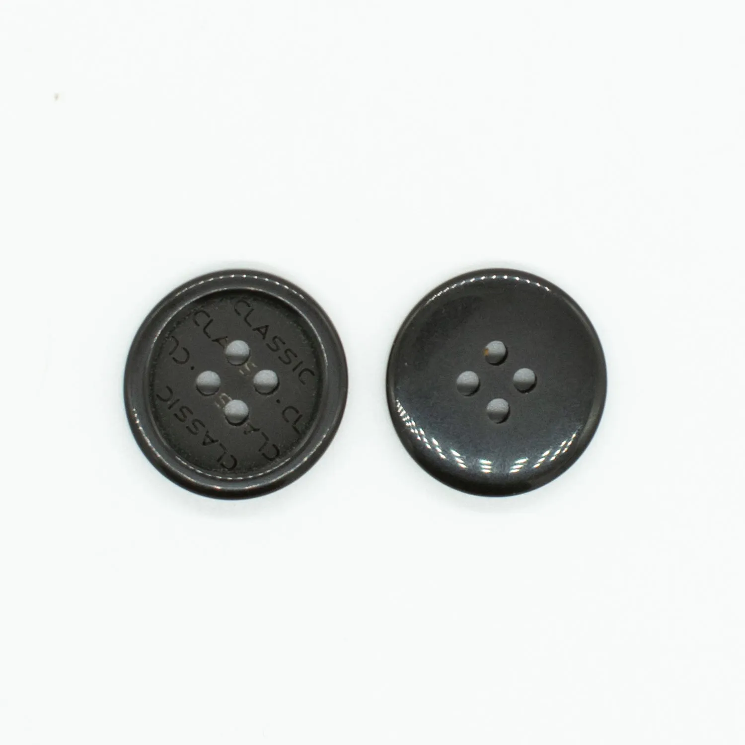 4 Hole Classic Letter Shirt Button