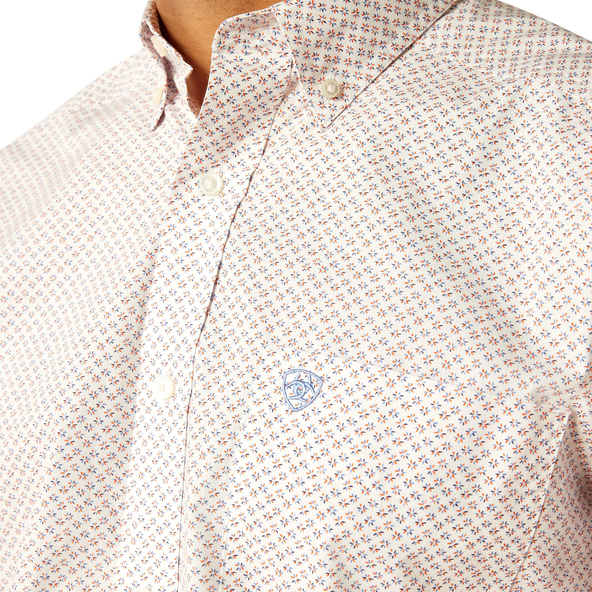 Ariat Talbott White Classic Fit Shirt