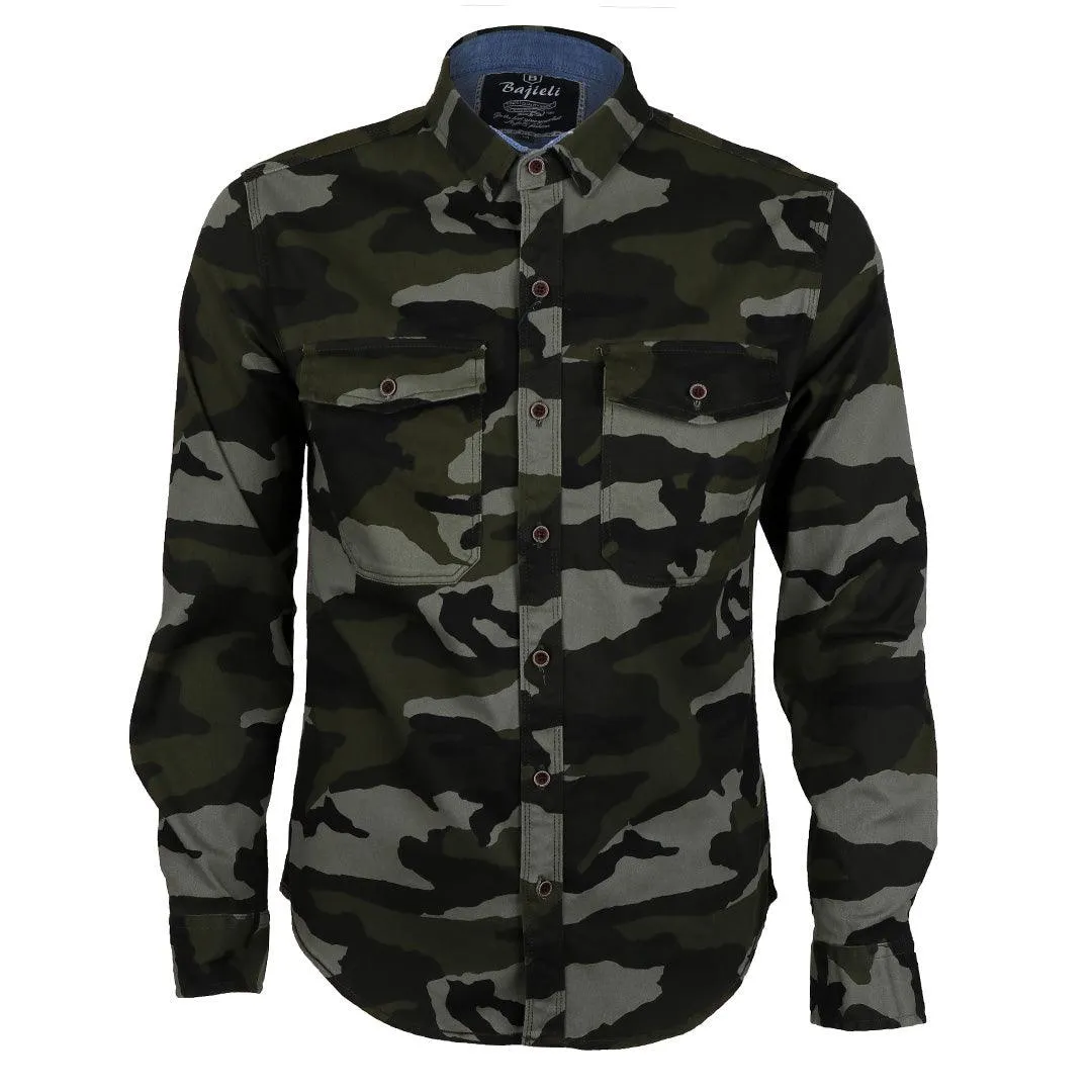 Bajieli Finest  Camouflaged Well Cut Quality  Shirts