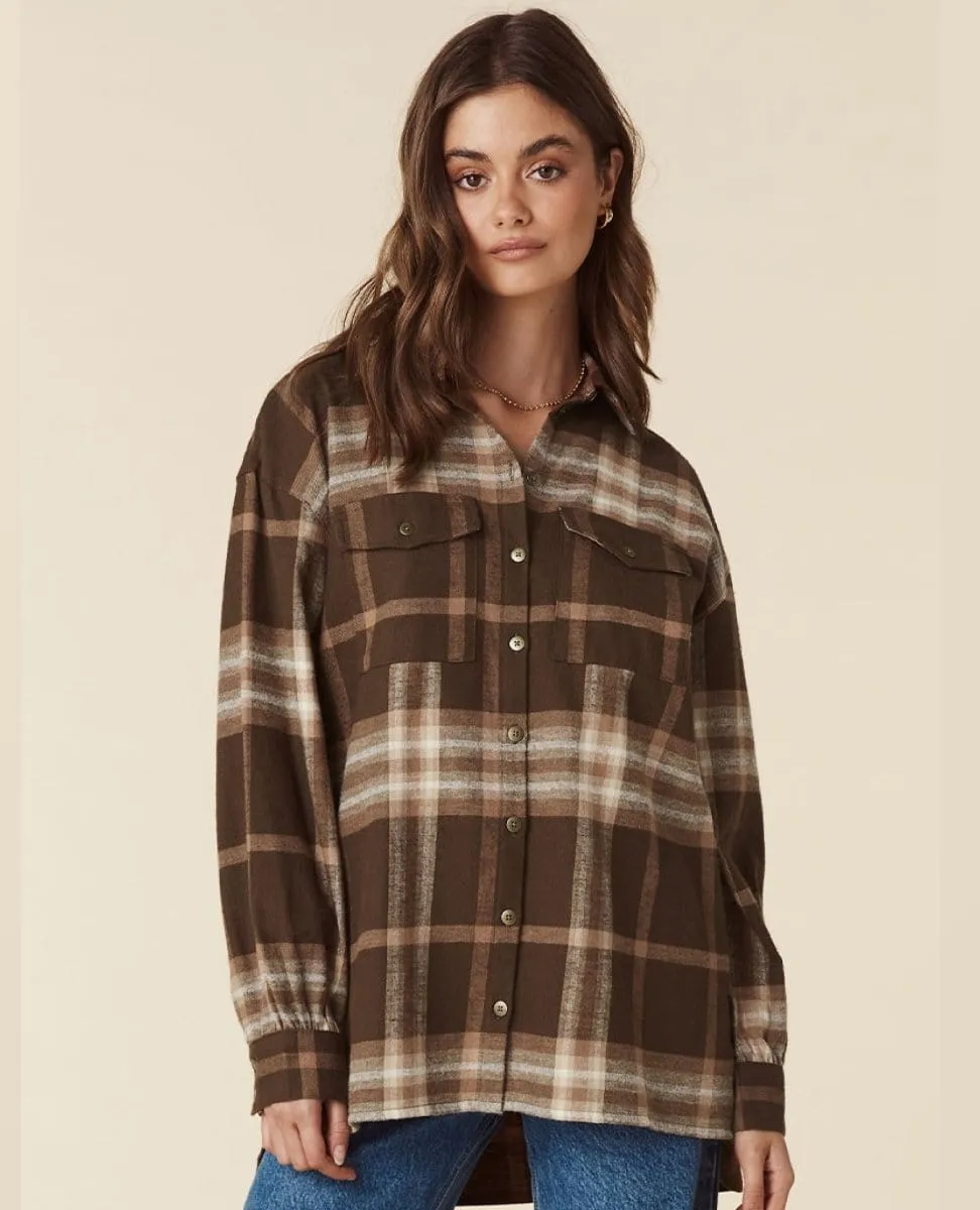 Basecamp Flannel Chocolate