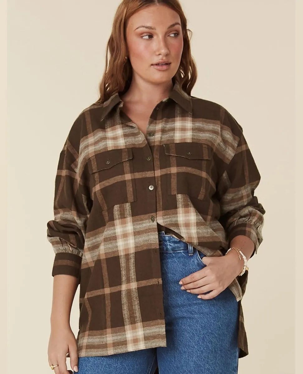 Basecamp Flannel Chocolate