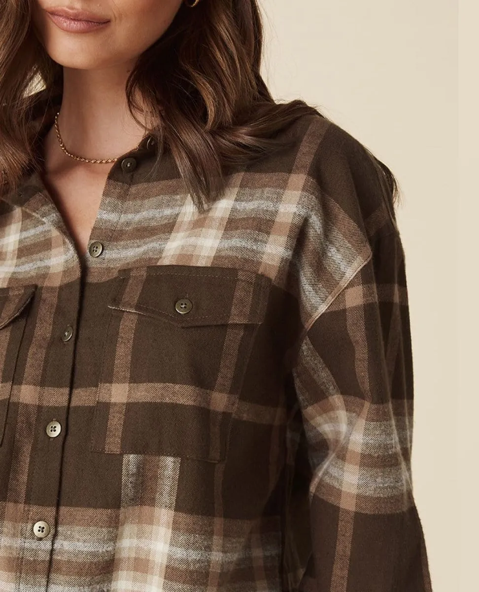 Basecamp Flannel Chocolate