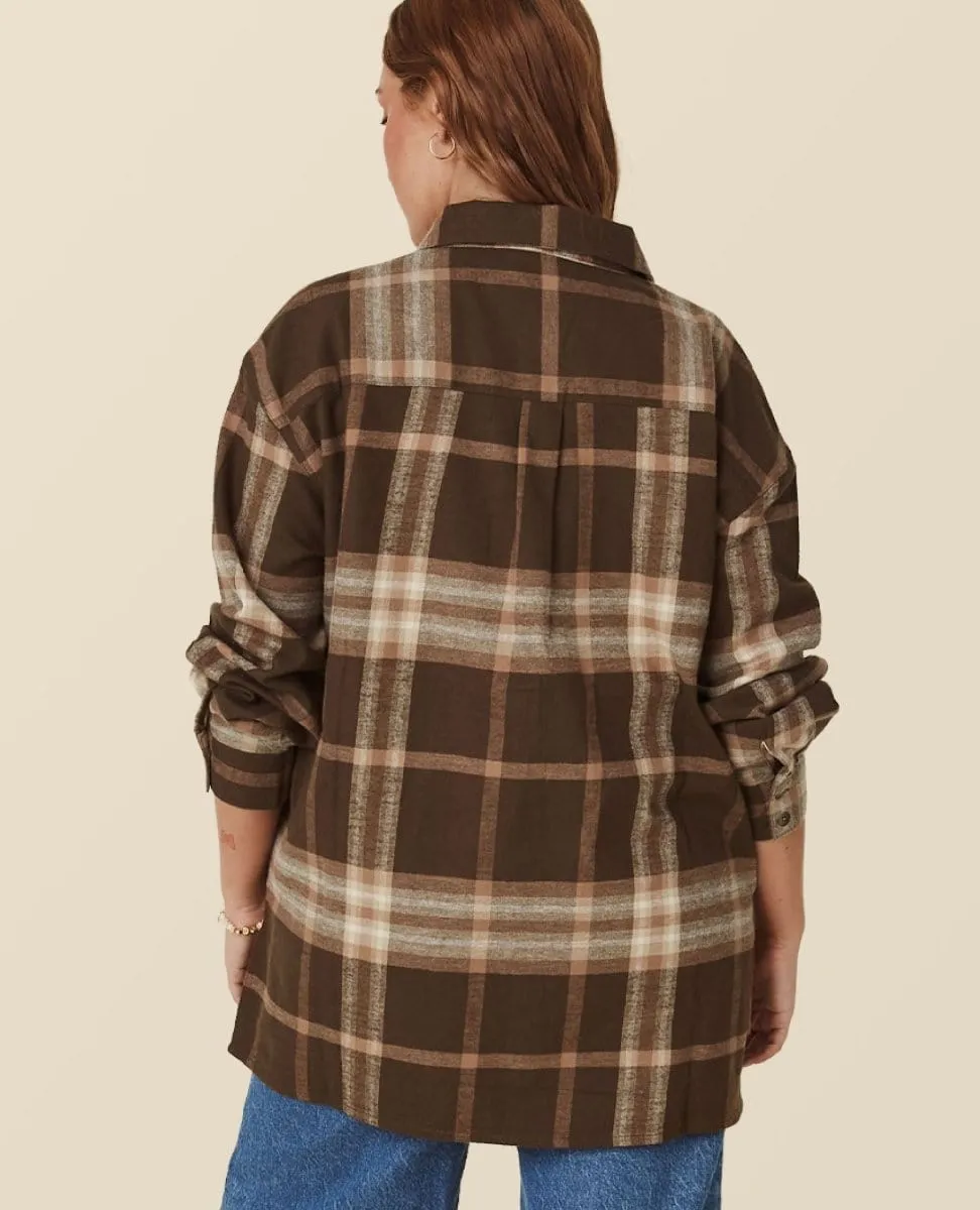 Basecamp Flannel Chocolate