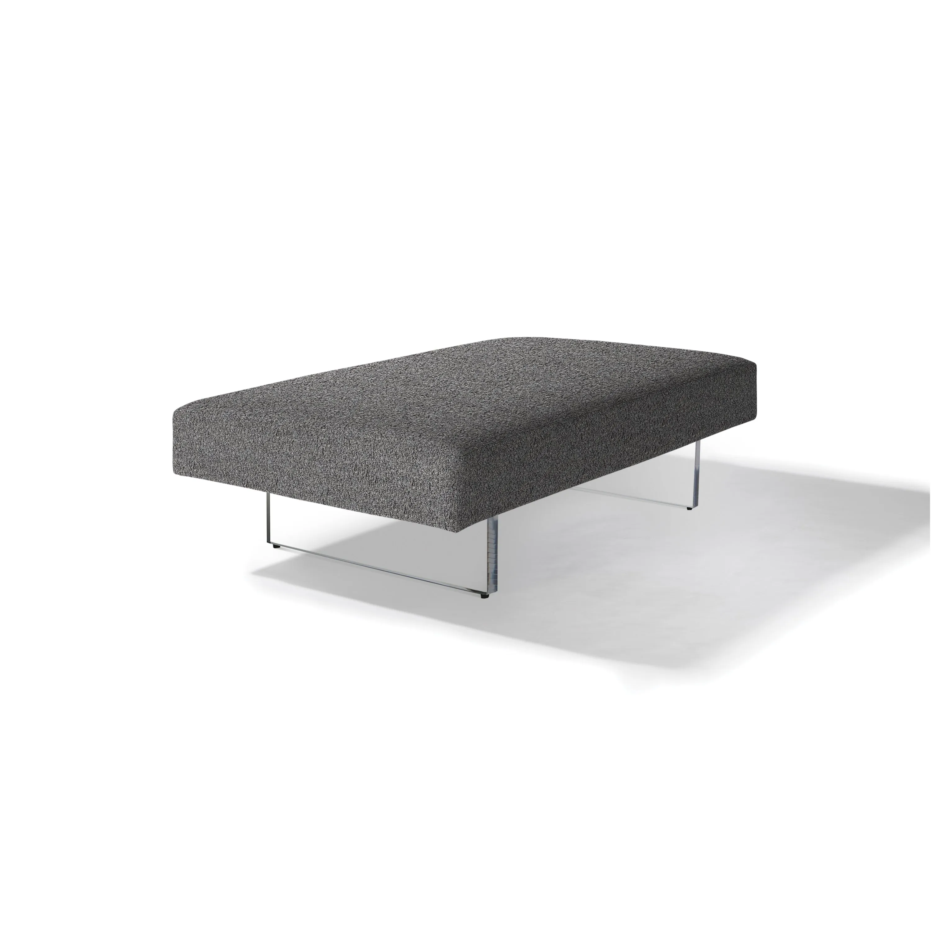 Blade 1439-003 Bench Ottoman with Clear Acrylic Base