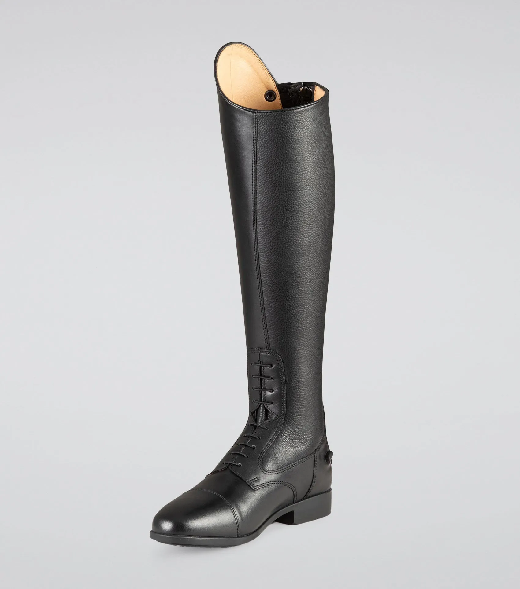 Calanthe Ladies Leather Field Tall Riding Boot Black (Regular Calf)