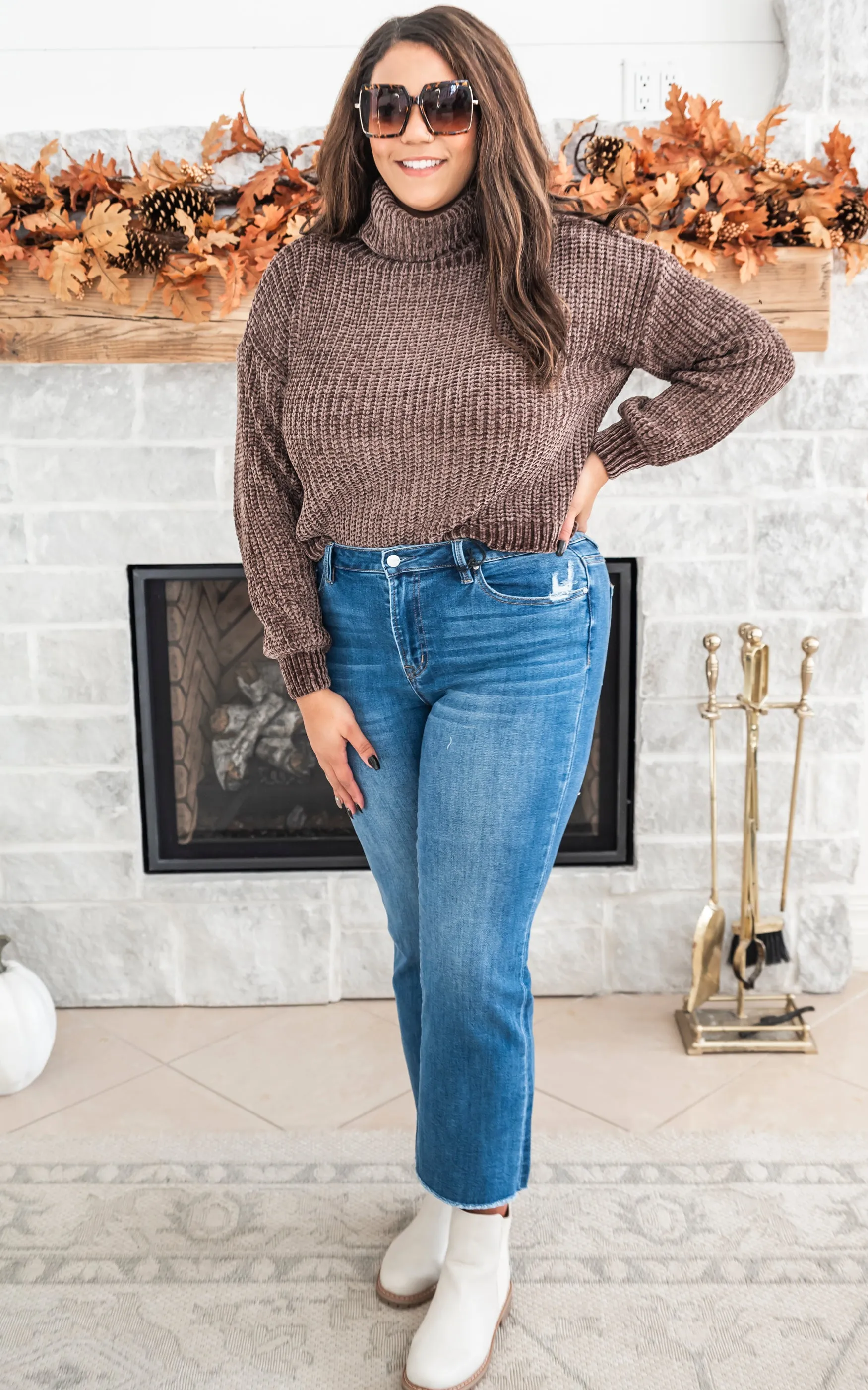 Chenille Turtleneck Sweater - Final Sale