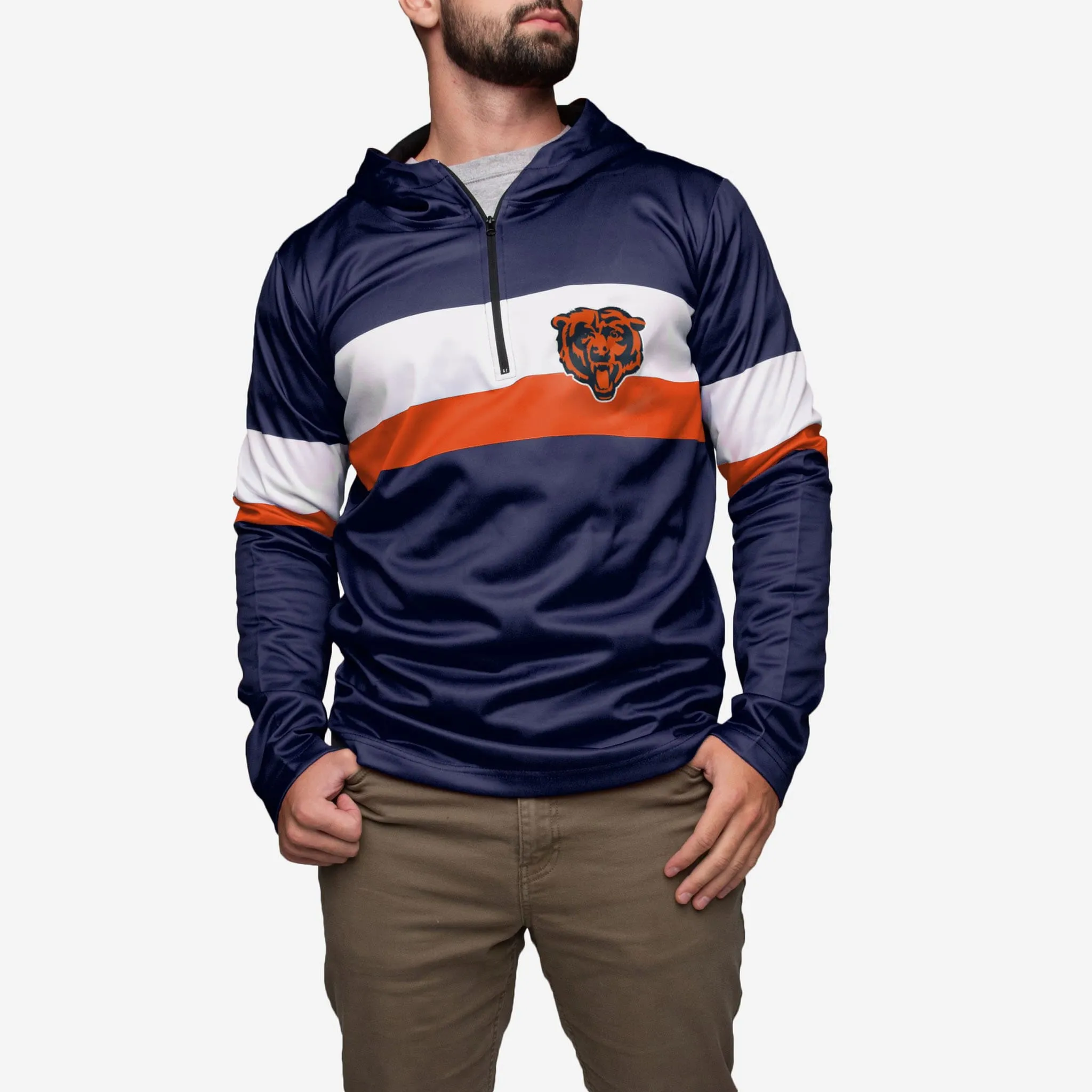 Chicago Bears Quarter Zip Hoodie