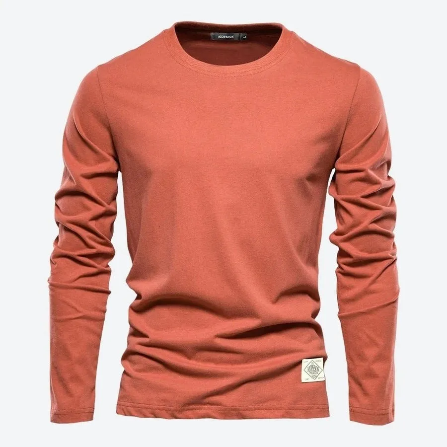 Classic Long-Sleeve Casual T-Shirts