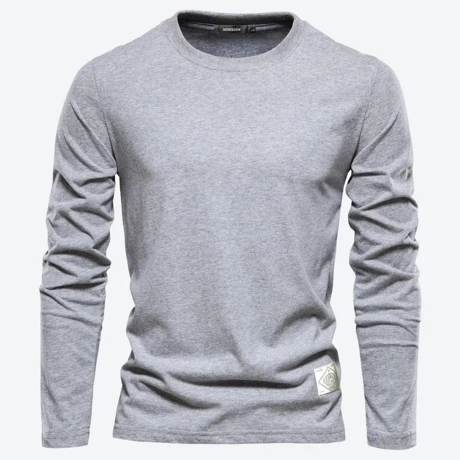 Classic Long-Sleeve Casual T-Shirts