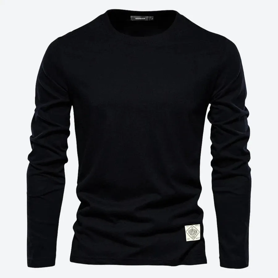 Classic Long-Sleeve Casual T-Shirts