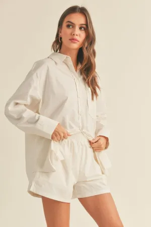 Cool Soft Fabric Button Down Shirt