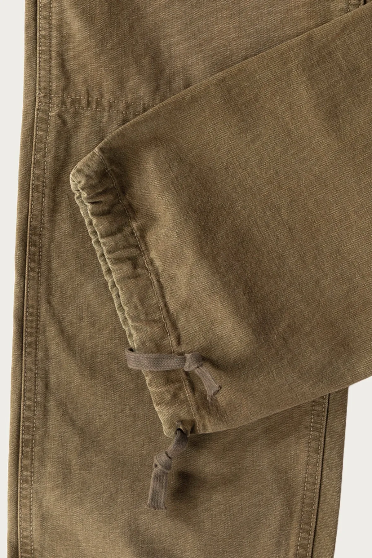 Cotton Canvas Curtis Work Pant - Olive