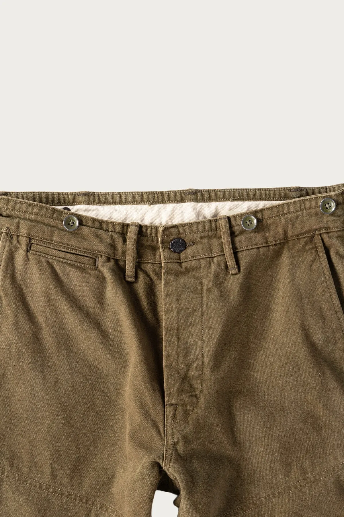 Cotton Canvas Curtis Work Pant - Olive