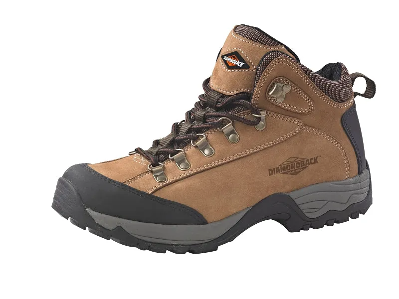 Diamondback HIKER-1-11-3L Soft-Sided Work Boots, 11, Tan, Leather Upper :PR: QUANTITY: 1