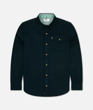 Essex Oyster Twill Shirt - Black