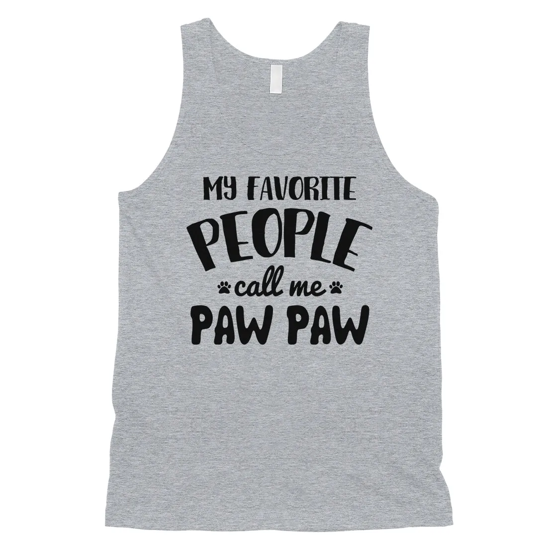 Favorite People Paw Paw Mens Supportive Cool Workout Sleeveless Top