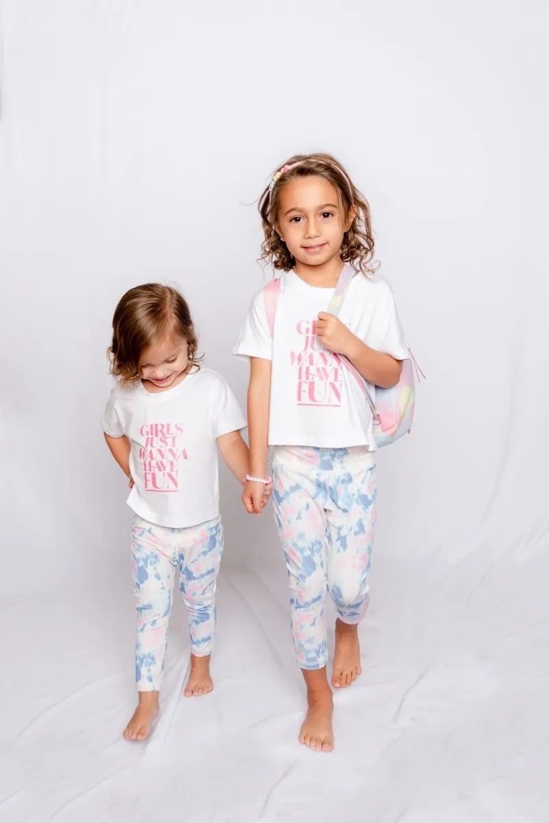 Girl's Tie Dye Athletic Wear Set