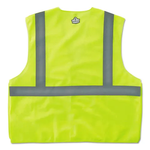 Glowear 8215ba Type R Class 2 Econo Breakaway Mesh Safety Vest, Small To Medium, Lime, Ships In 1-3 Business Days