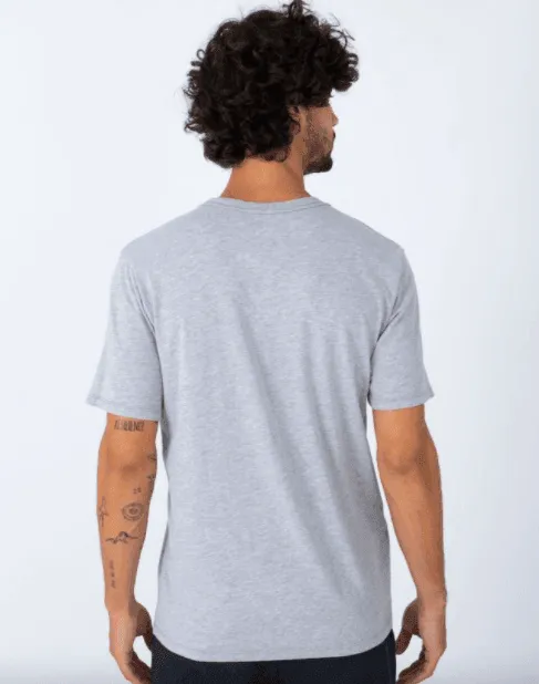 Hurley Everyday One And Only Solid Tee Dark Grey Heather