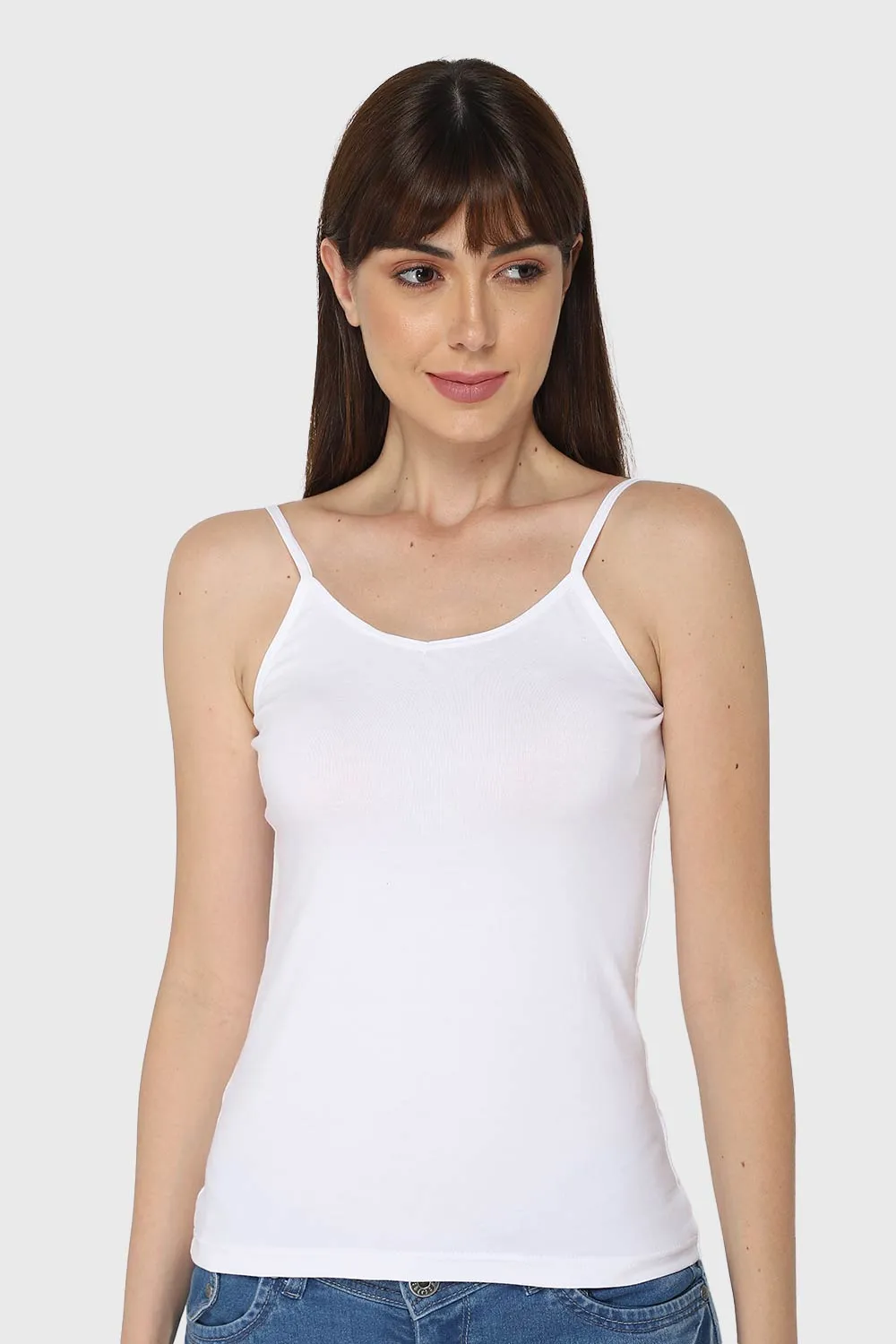 Intimacy Full Coverage Cotton Slip Camisole – CL04 | Non-Padded, Non-Wired & Seamless