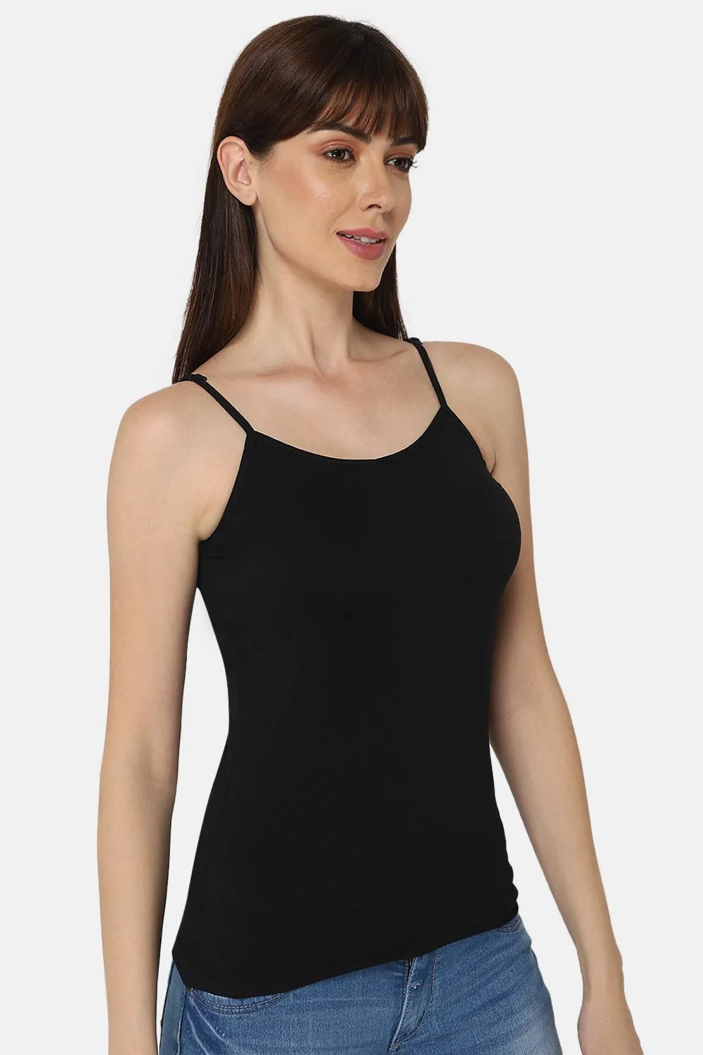 Intimacy Full Coverage Cotton Slip Camisole – CL04 | Non-Padded, Non-Wired & Seamless