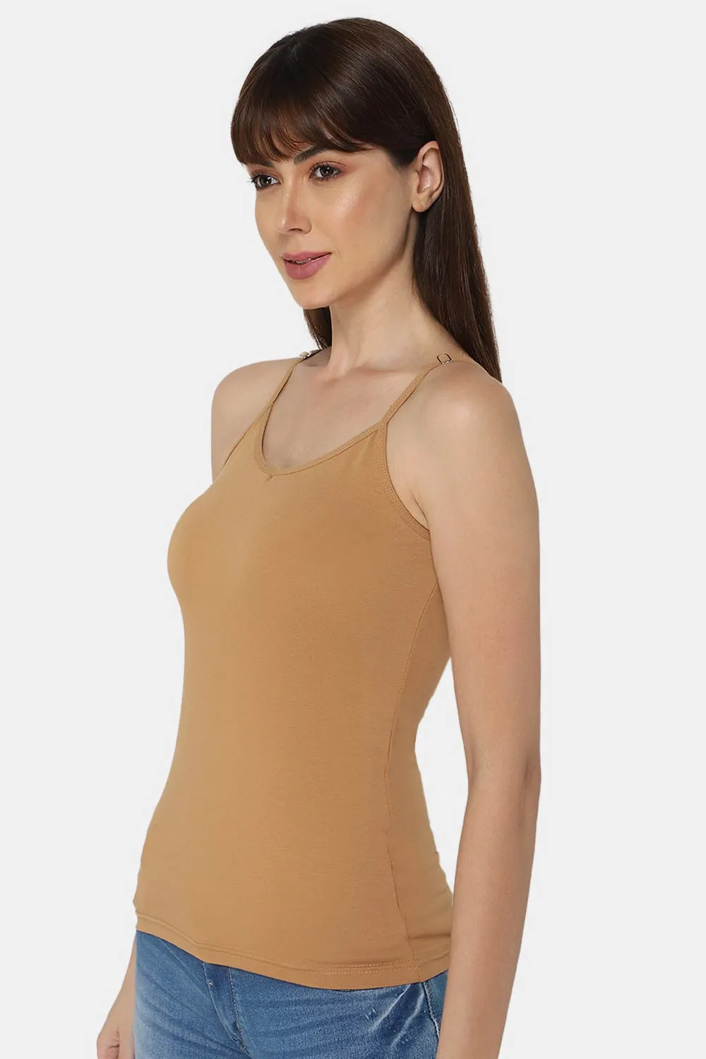 Intimacy Full Coverage Cotton Slip Camisole – CL04 | Non-Padded, Non-Wired & Seamless