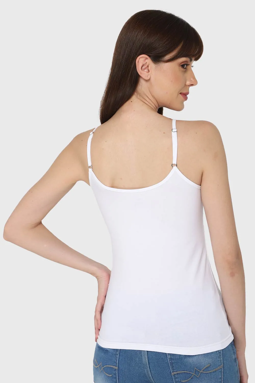 Intimacy Full Coverage Cotton Slip Camisole – CL04 | Non-Padded, Non-Wired & Seamless