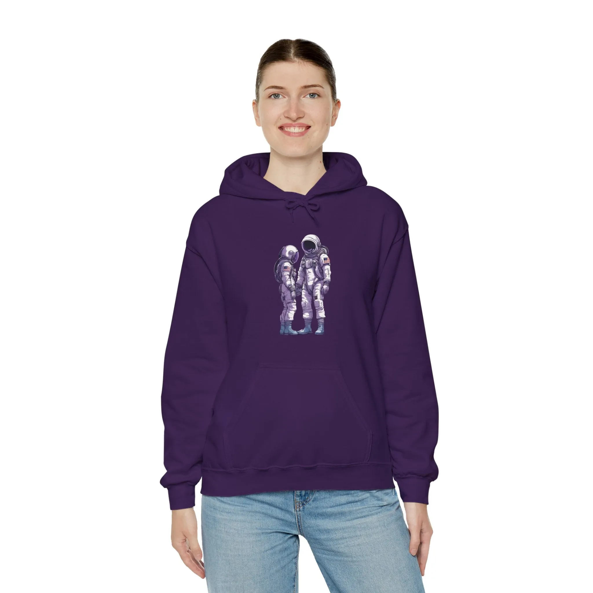 Mission Unknown Astronaut Spaceart Sci-Fi Hoodie