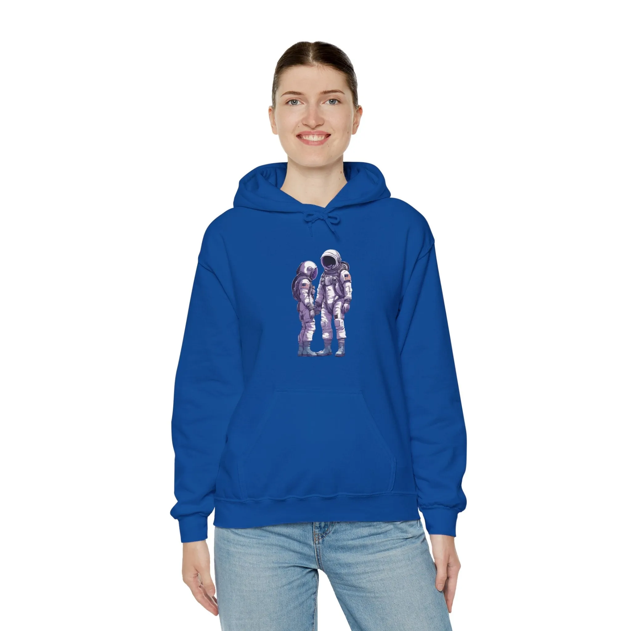 Mission Unknown Astronaut Spaceart Sci-Fi Hoodie