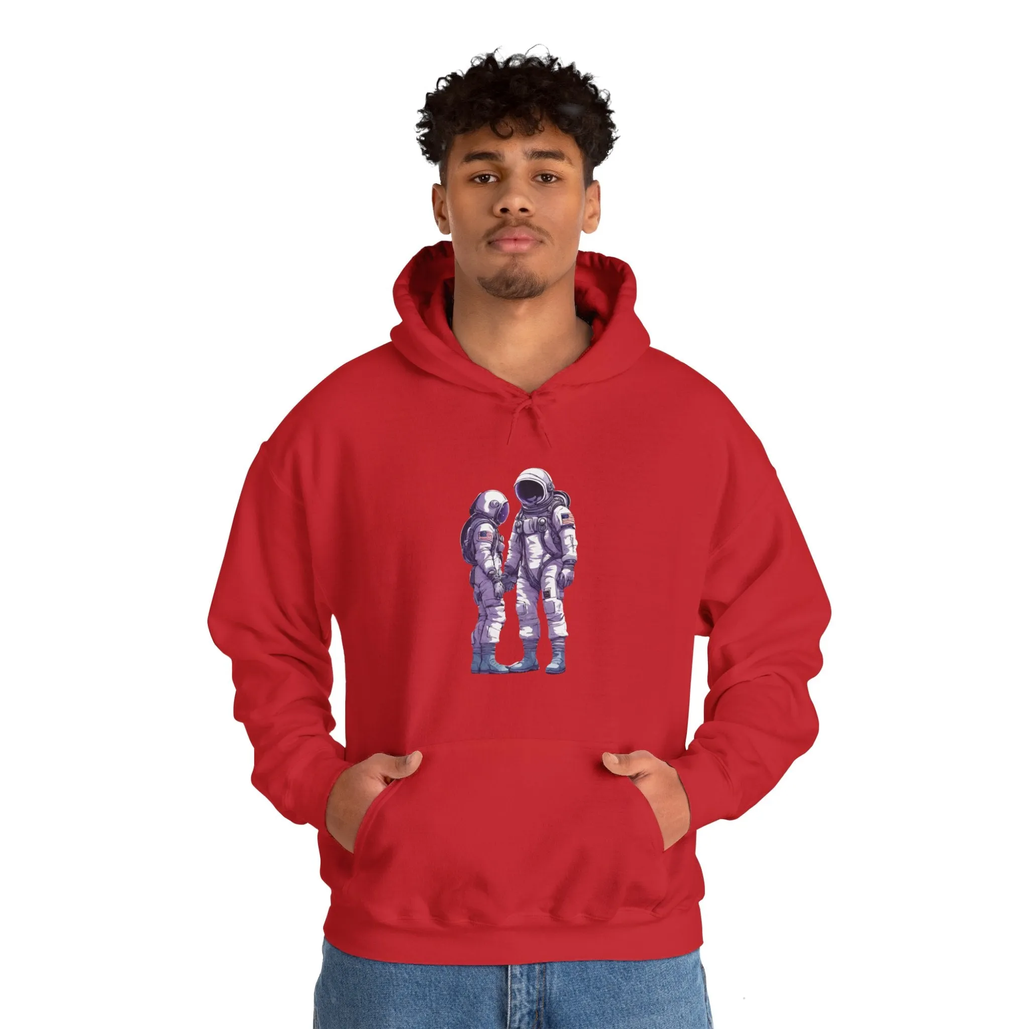 Mission Unknown Astronaut Spaceart Sci-Fi Hoodie