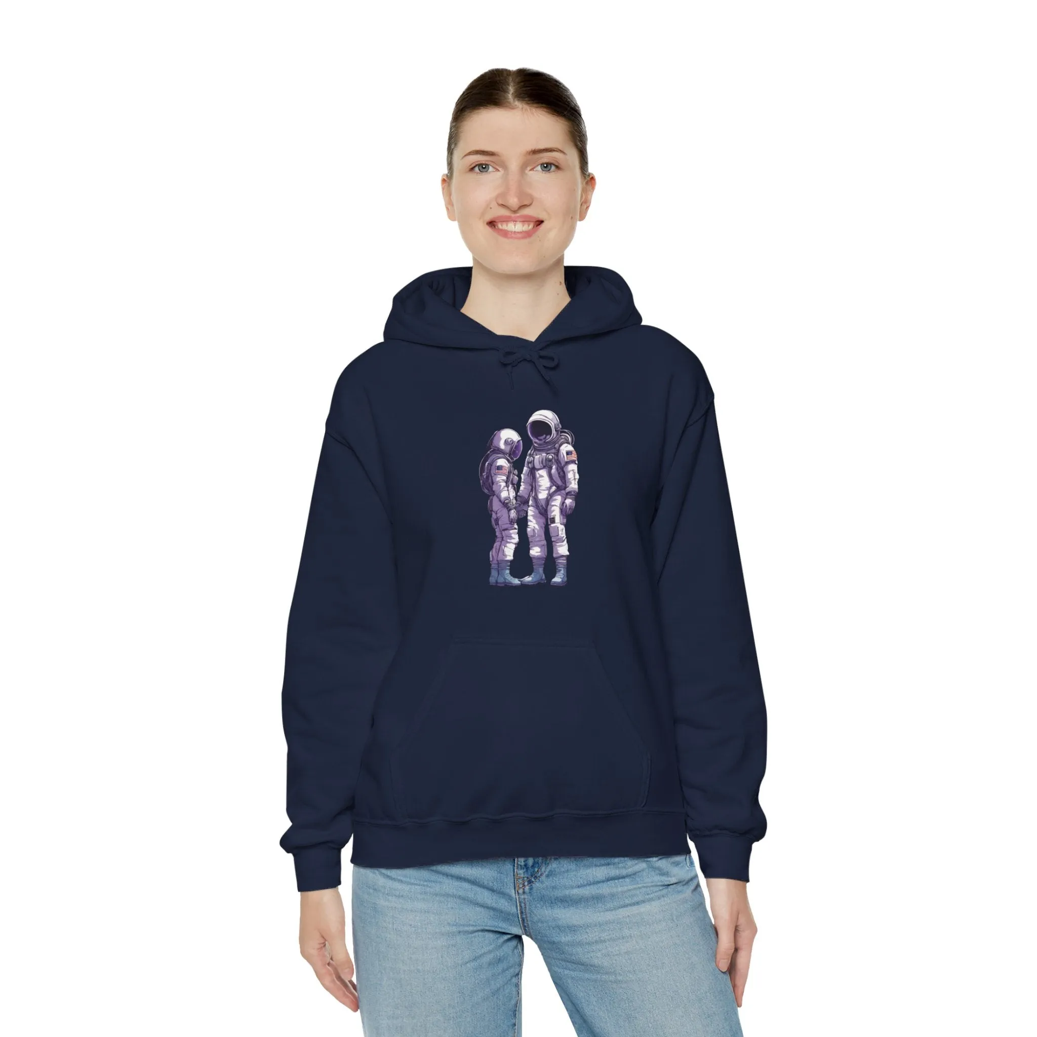 Mission Unknown Astronaut Spaceart Sci-Fi Hoodie