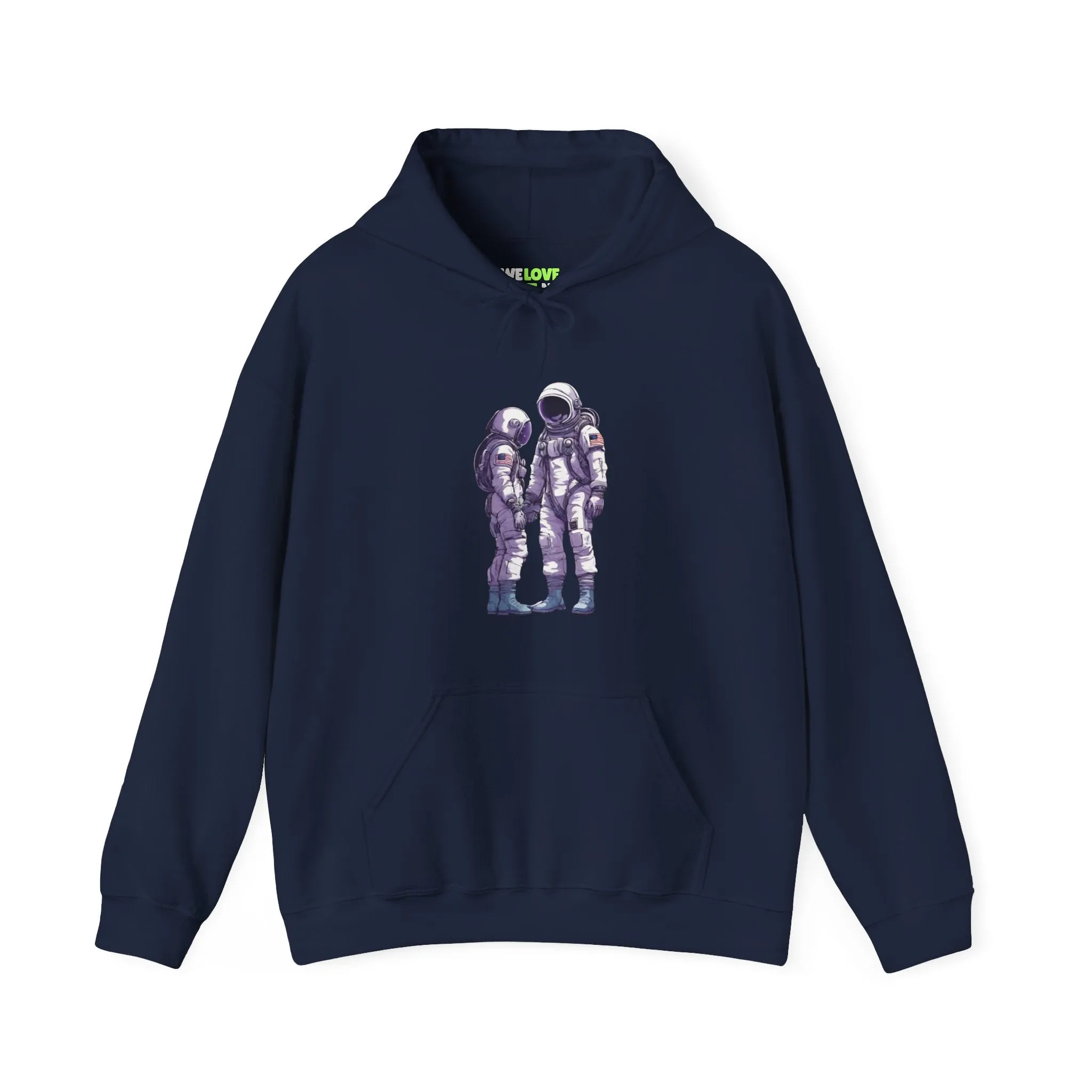 Mission Unknown Astronaut Spaceart Sci-Fi Hoodie