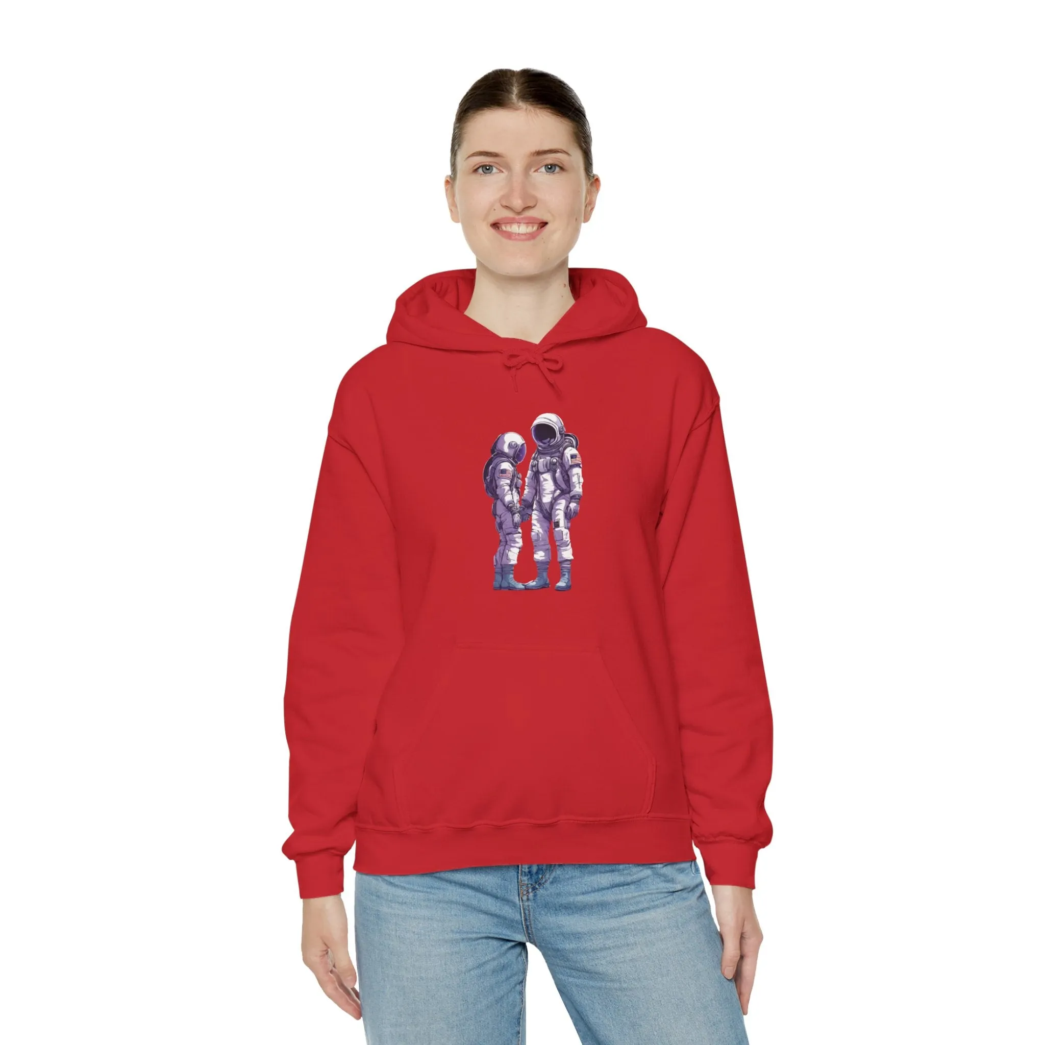 Mission Unknown Astronaut Spaceart Sci-Fi Hoodie