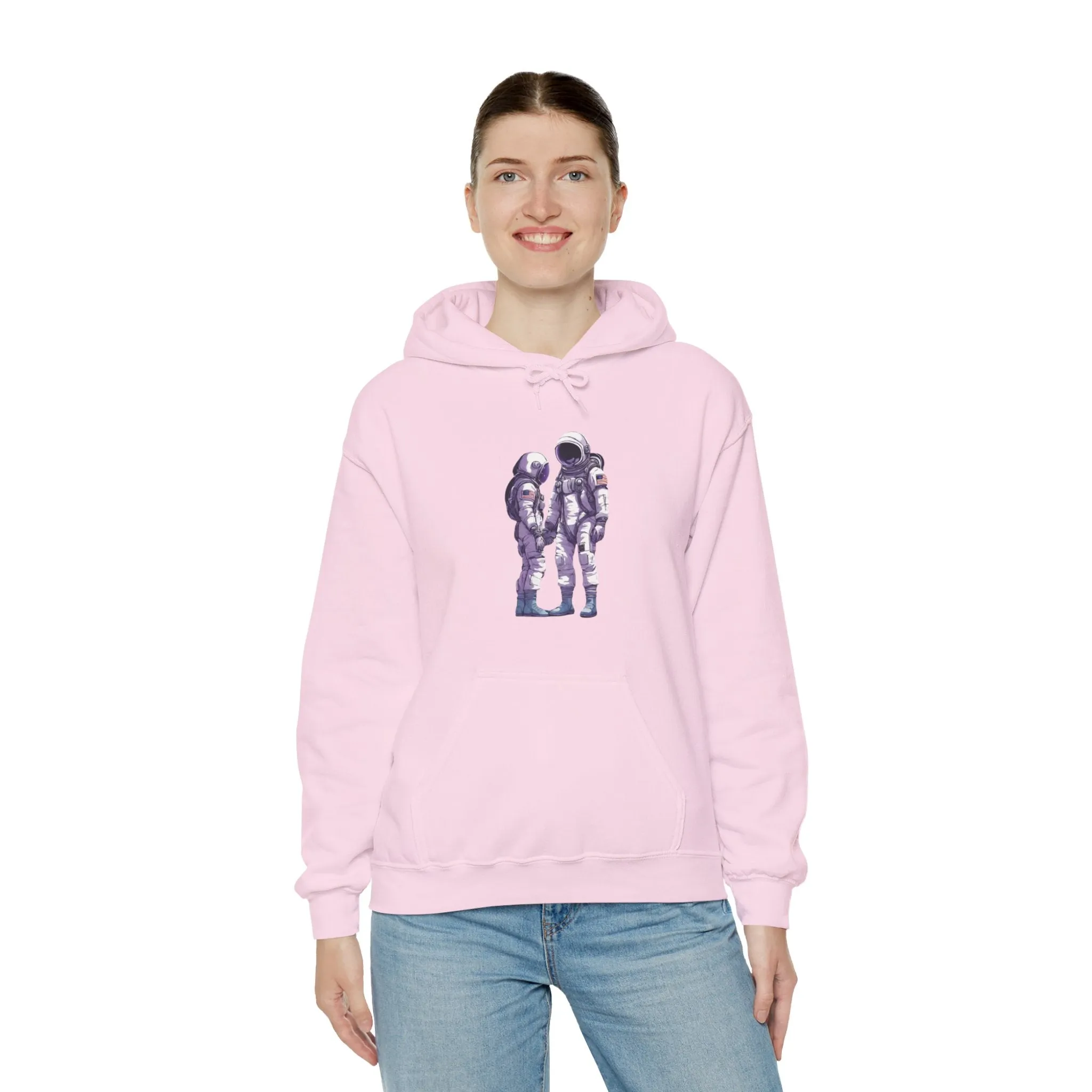 Mission Unknown Astronaut Spaceart Sci-Fi Hoodie