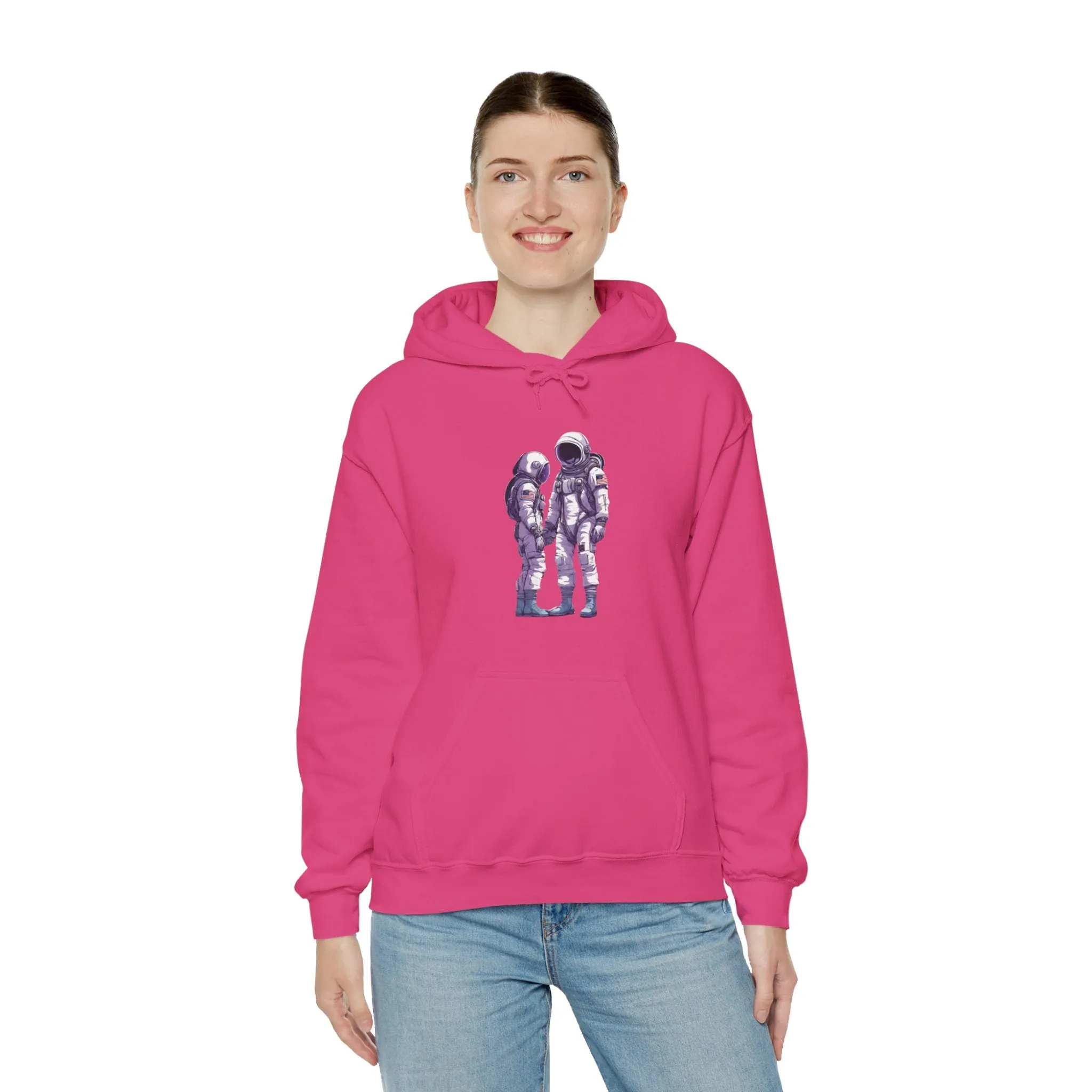 Mission Unknown Astronaut Spaceart Sci-Fi Hoodie