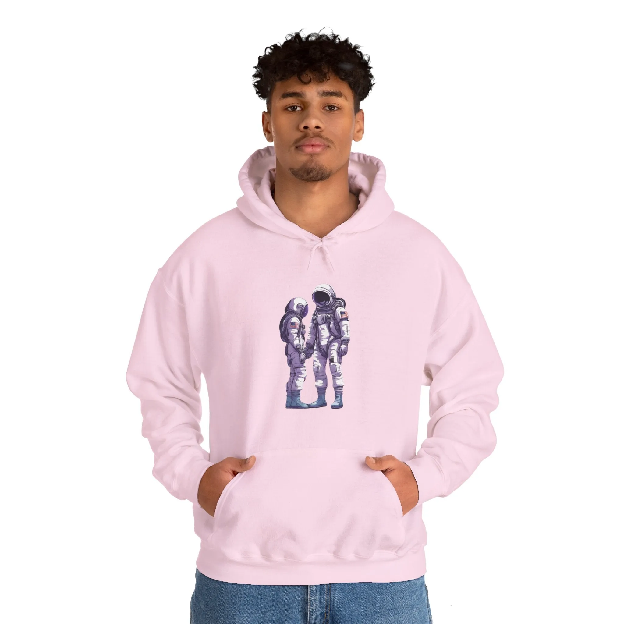 Mission Unknown Astronaut Spaceart Sci-Fi Hoodie