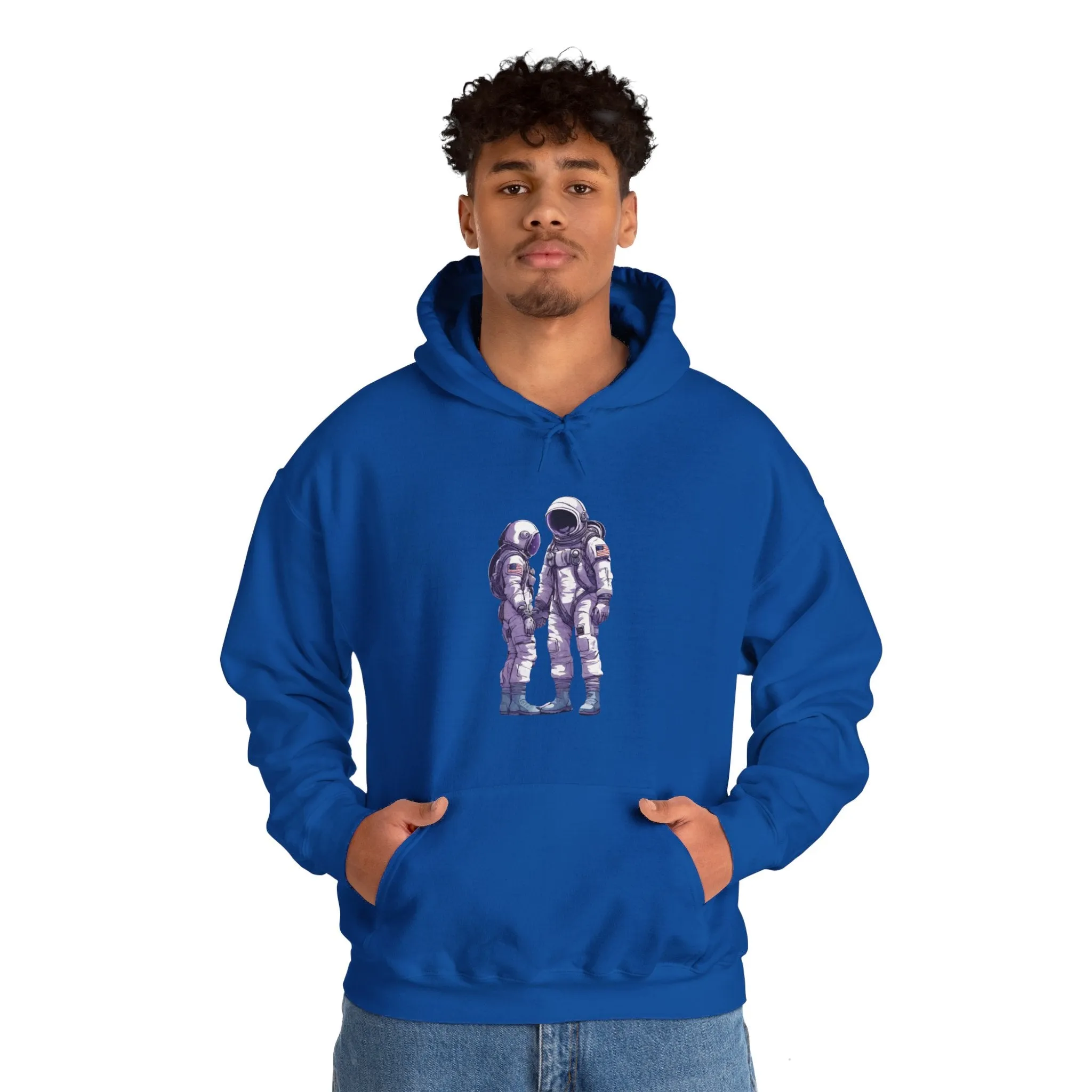 Mission Unknown Astronaut Spaceart Sci-Fi Hoodie