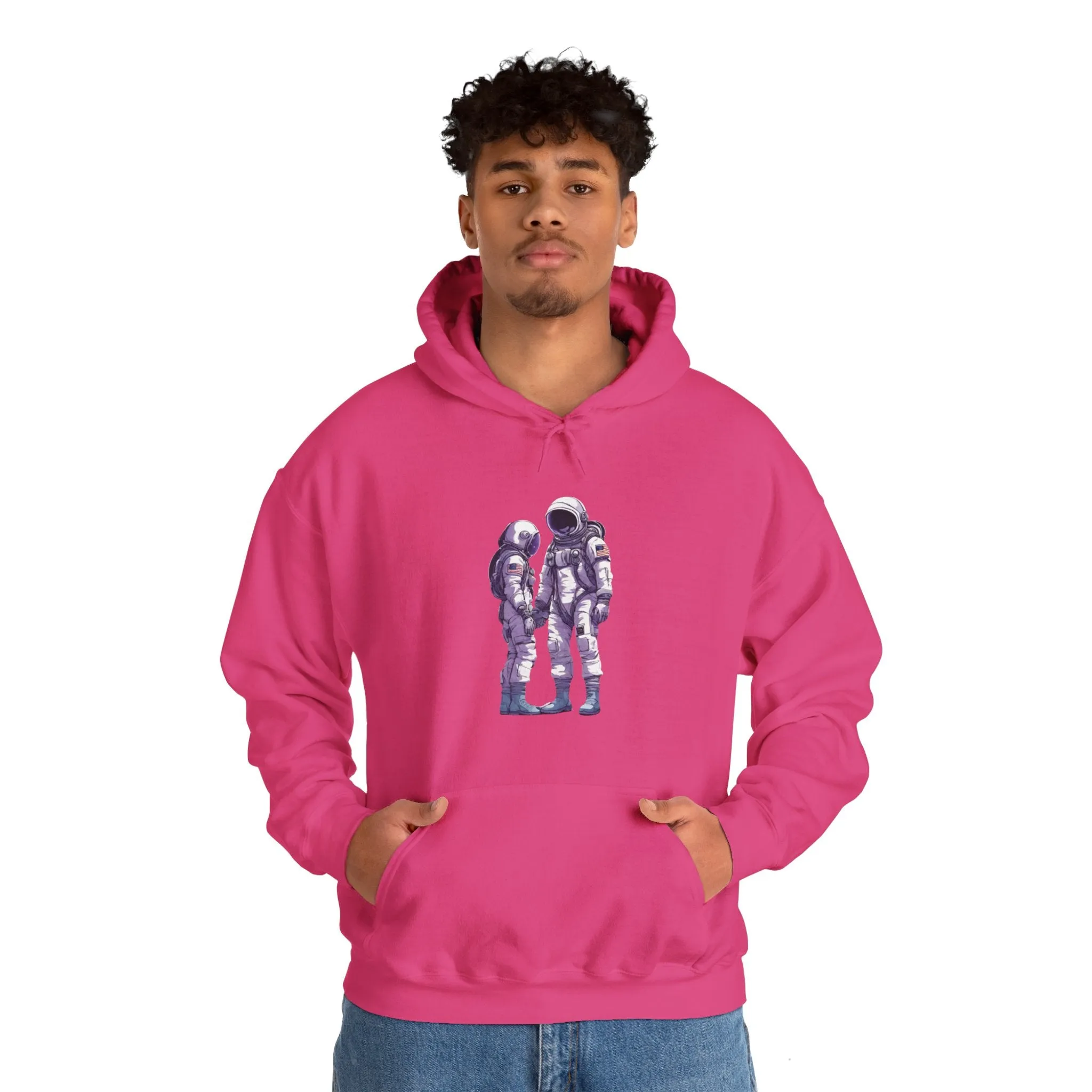 Mission Unknown Astronaut Spaceart Sci-Fi Hoodie