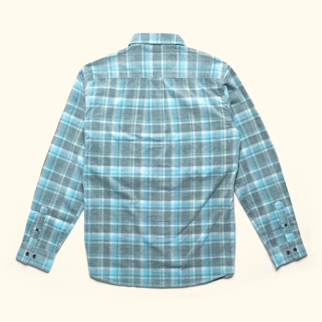 Montana Corduroy Shirt | Wash Blue