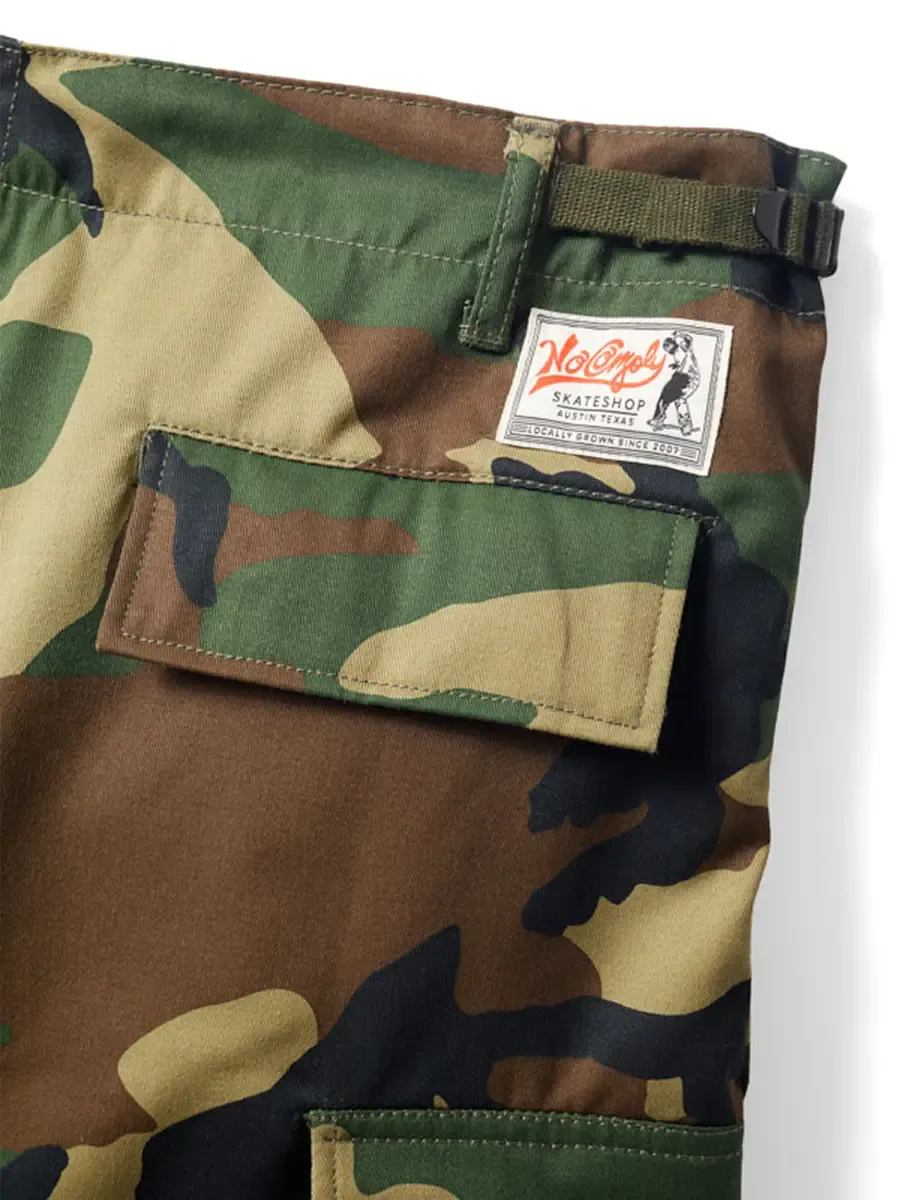 No-Comply Cargo Shorts - Woodland Camo