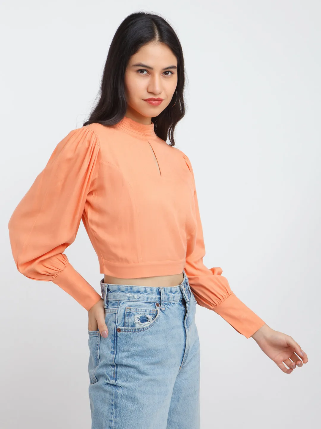 Orange Solid Top