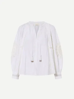 Otus Blouse in White