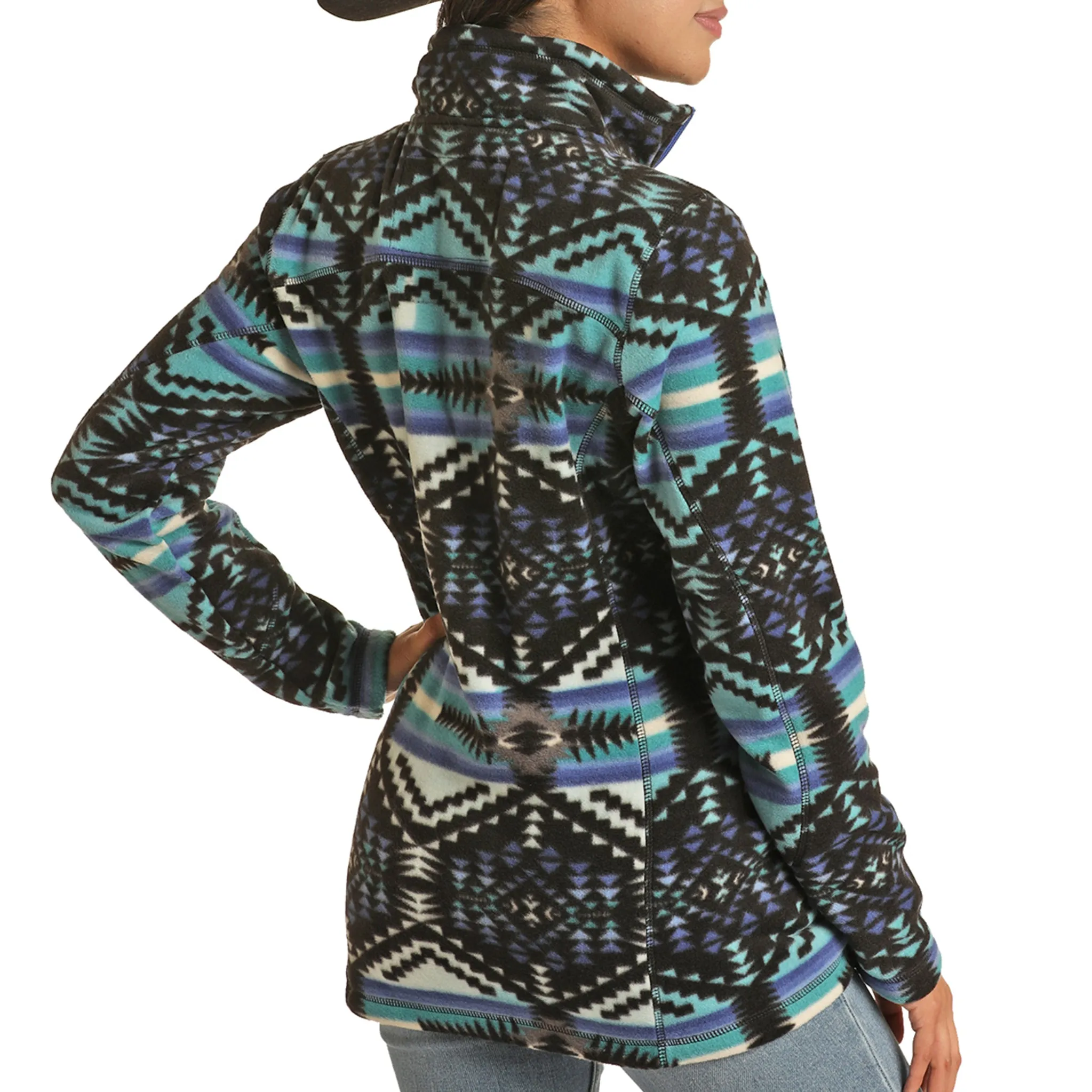 Powder River Women's Black Aztec Pullover