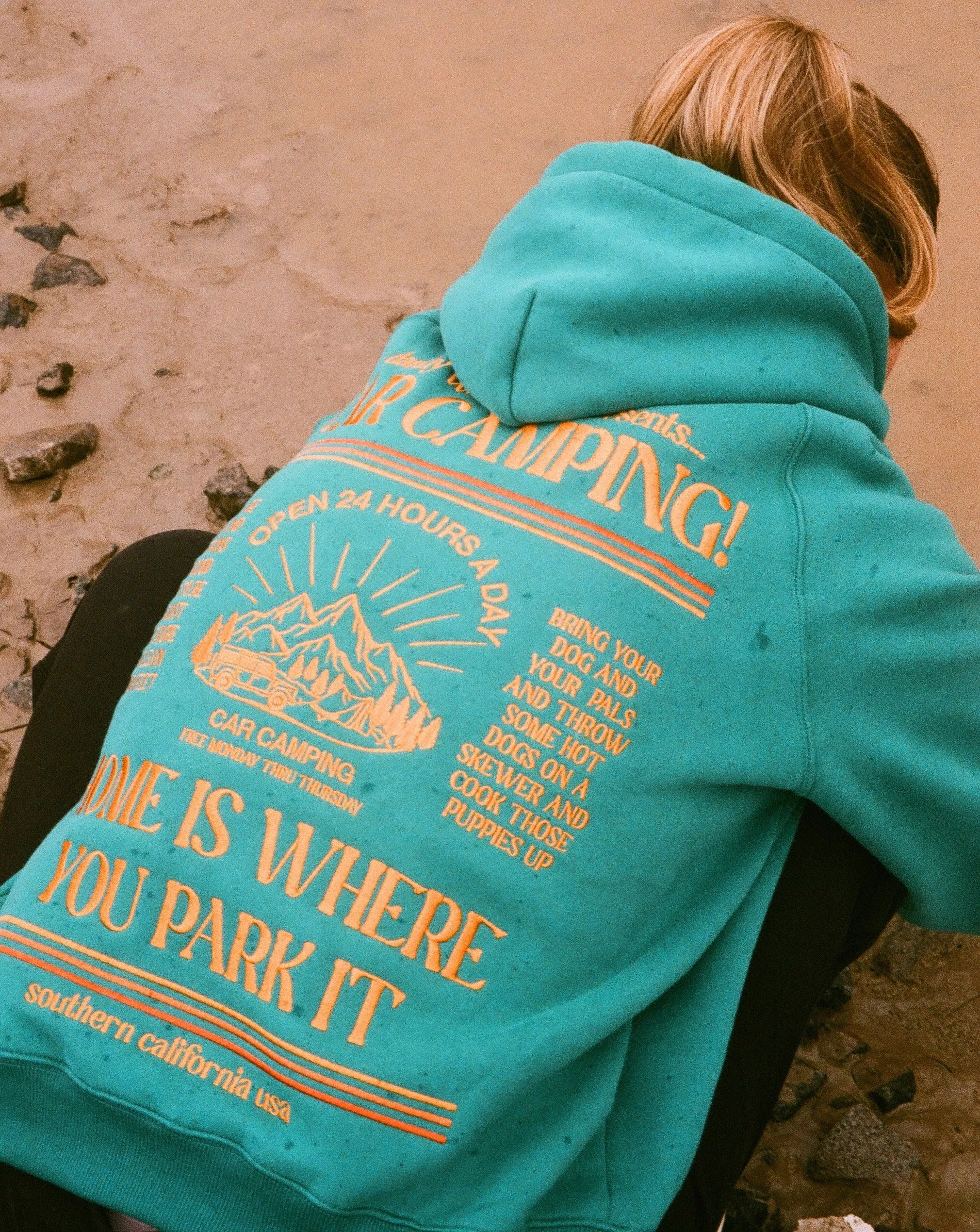 "Car Camping" Oversized Lux Hoodie