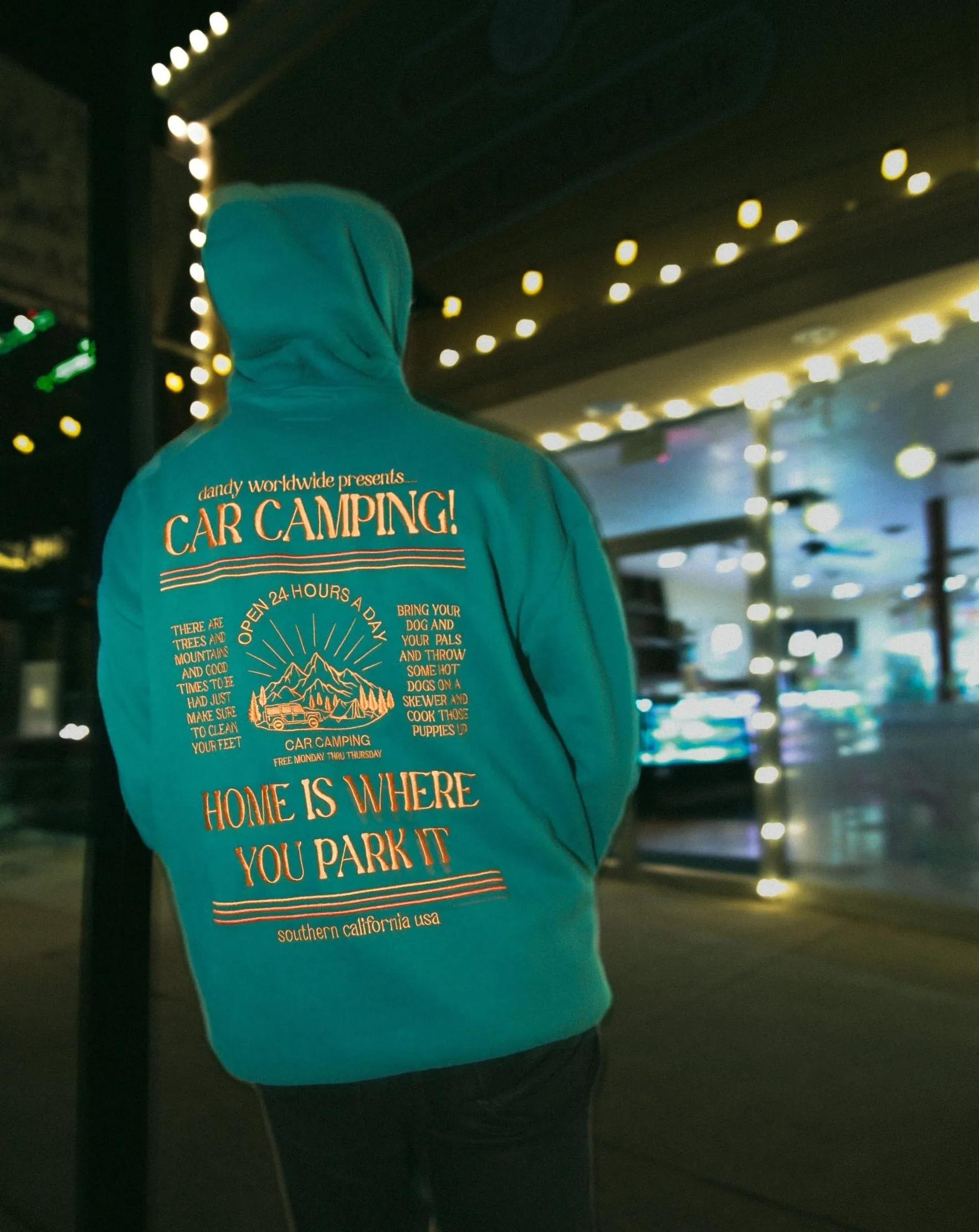 "Car Camping" Oversized Lux Hoodie