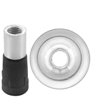 Replacement Seat Cane Screw Base and Rubber Tip for Hammock Seats