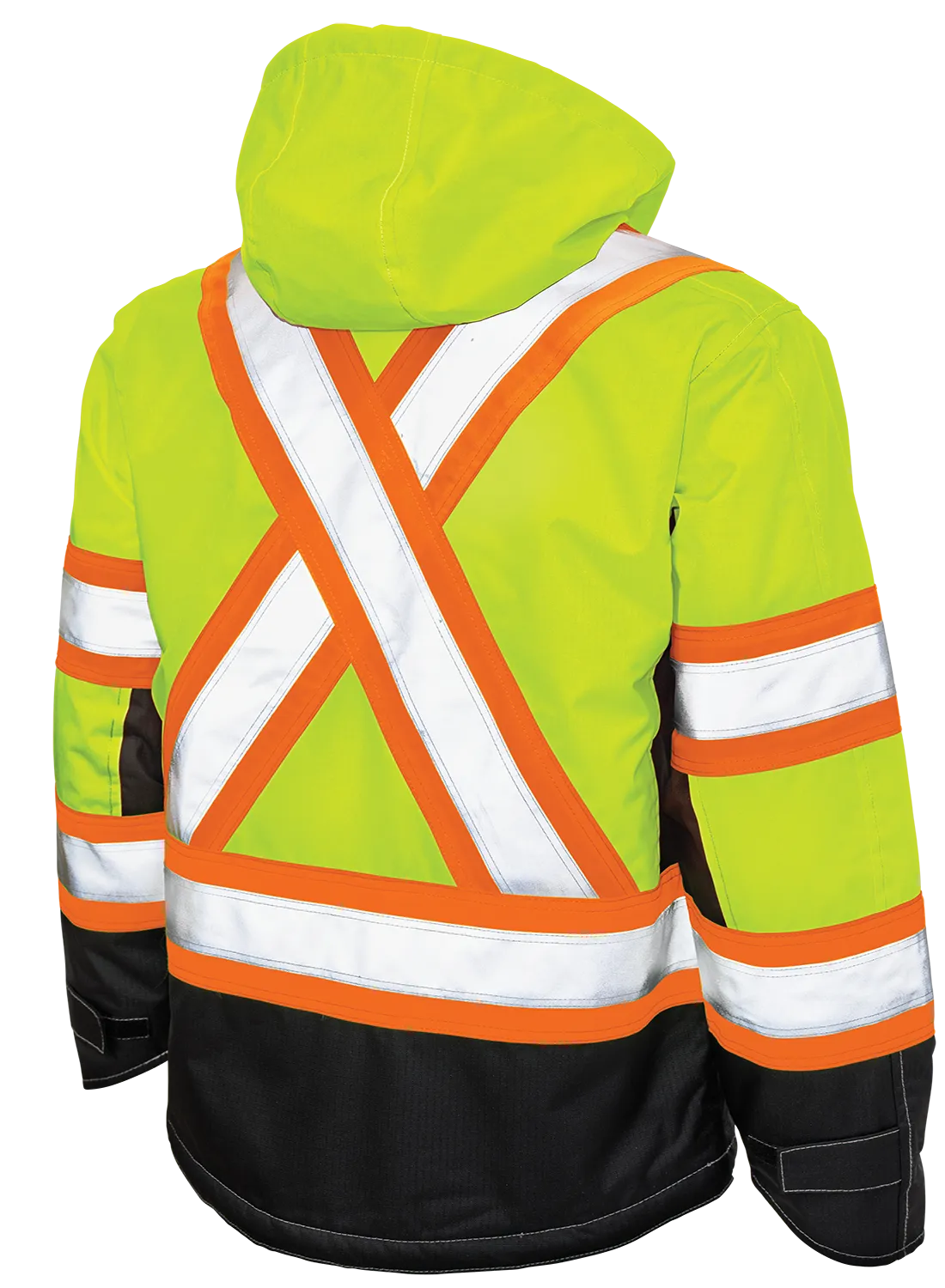 Ripstop Fleece Lined Safety Jacket by Tough Duck - Style S245