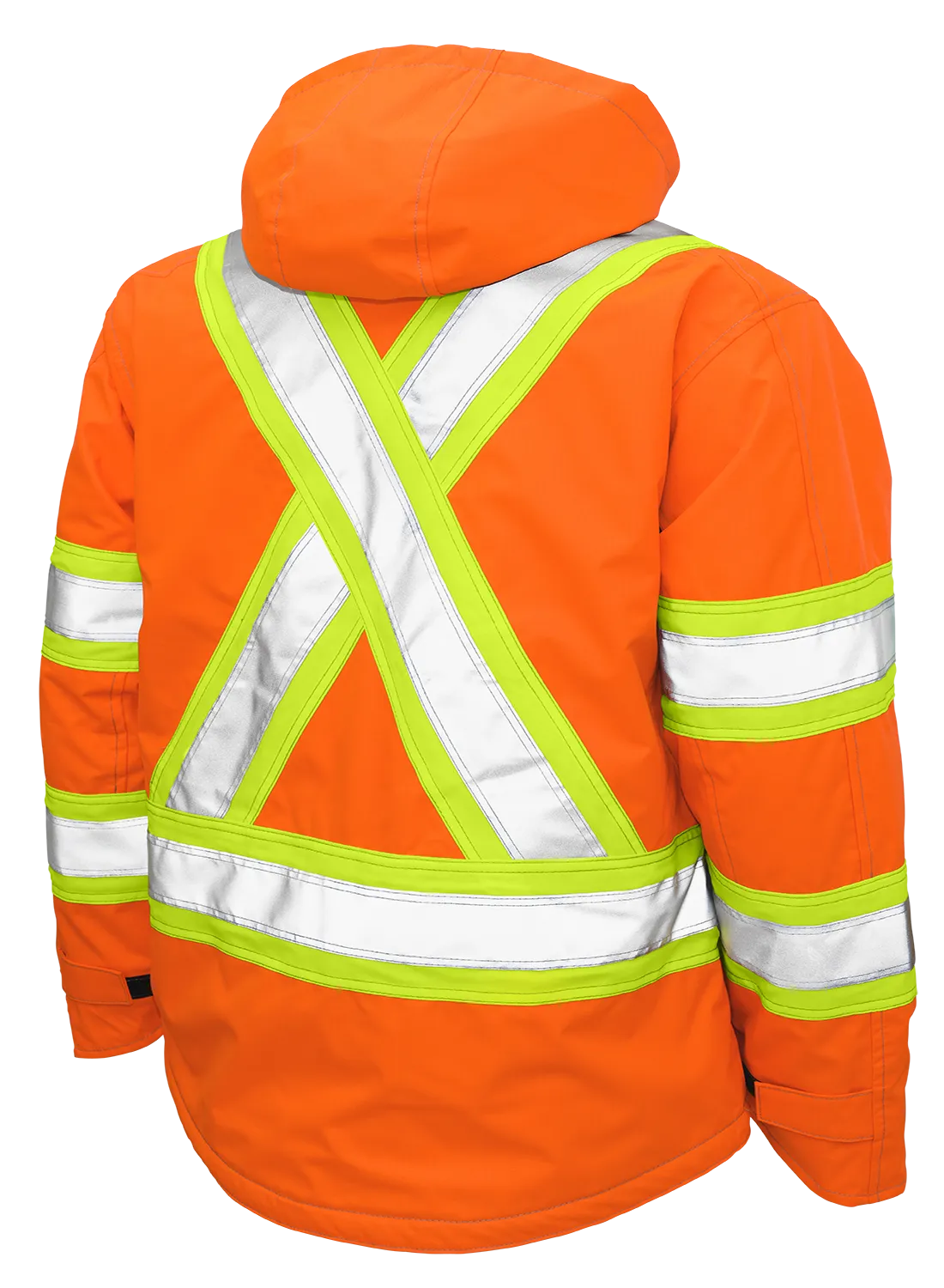 Ripstop Fleece Lined Safety Jacket by Tough Duck - Style S245