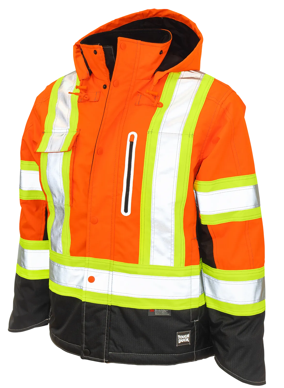 Ripstop Fleece Lined Safety Jacket by Tough Duck - Style S245