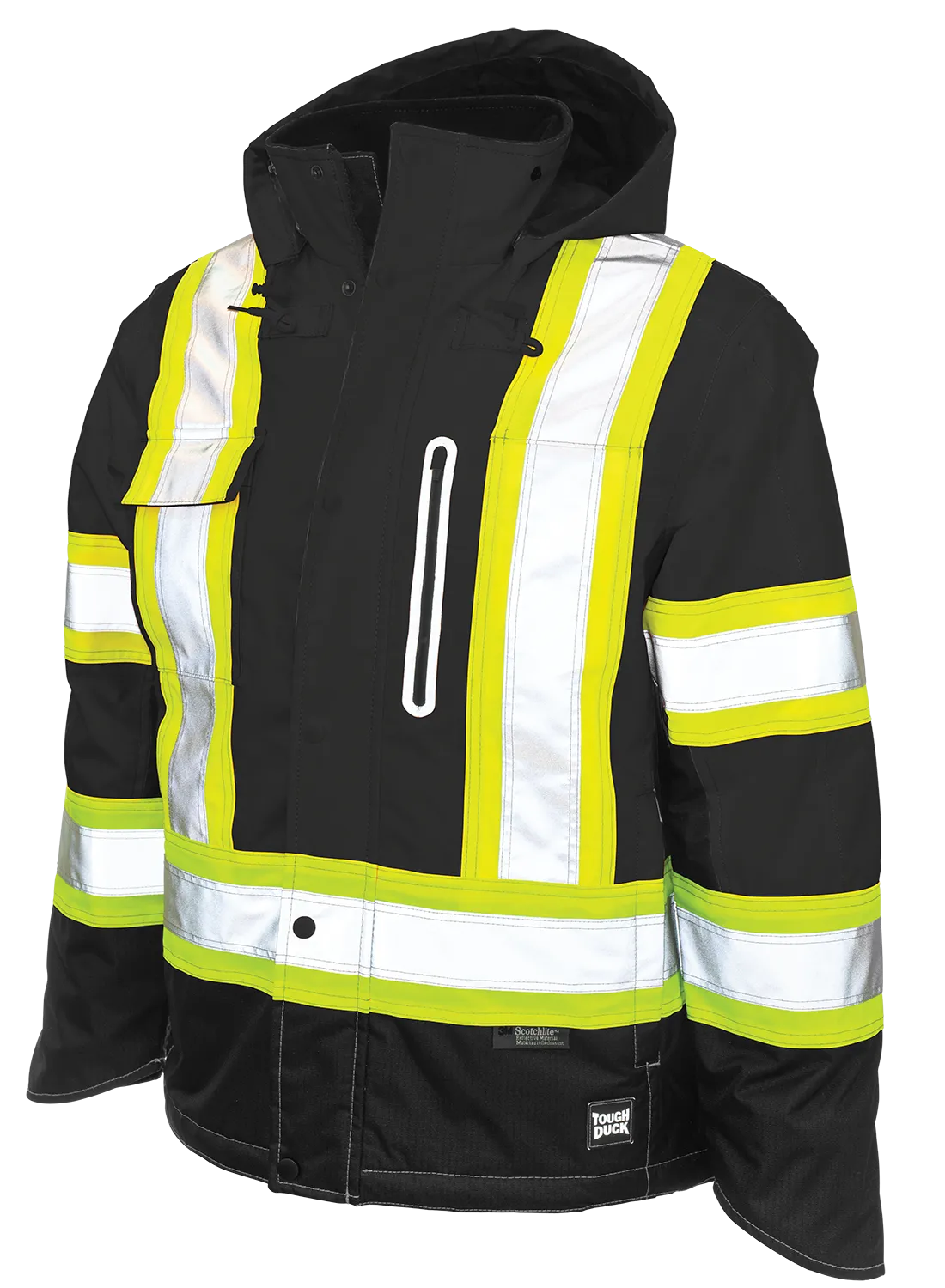 Ripstop Fleece Lined Safety Jacket by Tough Duck - Style S245